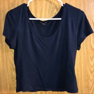 Dark blue crop top💙🖤